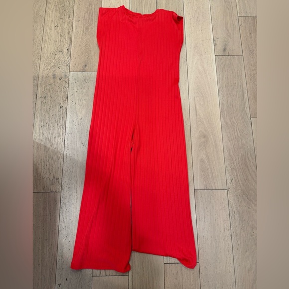 ZARA Ribbed Jumpsuit — Size Small - Picture 2 of 5